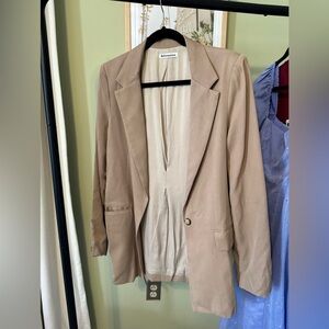 Reformation Classic Tan Blazer